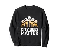 City Bees Matter Urban Beekeeping Awareness Sweatshirt