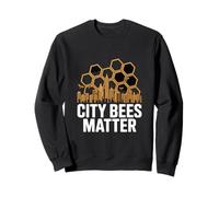 City Bees Matter Urban Beekeeping Awareness Sweatshirt