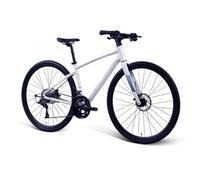 City Bike Hybrid Road Bicycle 18-Speed Lightweight Commuter Bike With Thru-Axle for Urban Riding Fitness 150-160CM/18SPEED