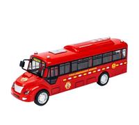 City Bus Toy Music, Light, Openable Doors, Large, Educational