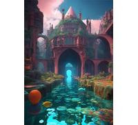 City Castle 700 Piece Jigsaw Puzzles For Adults, Fun Challenging & Brainteasing 700 piece Adult jigsaw puzzle, Impossible puzzles, Gift for Men/Women, Finished Size is 52x38cm