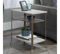 city centre wooden side table in champagne oak