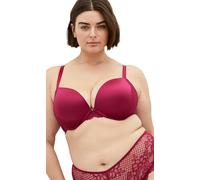 City Chic Women's Allure Push Up Bra, Sangria, 100F