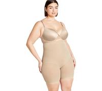 City Chic Women's Apparel Citychic Plus Power Mesh Short in Latte, Size 24 Shapewear Briefs
