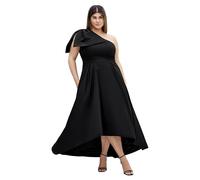 City Chic Women's Apparel Citychic Plus Size Maxi Crawford Dress, Black, 24