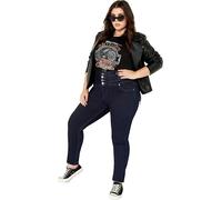 City Chic Women's Apparel Women's City Chic Plus Size Jean H Zoey, Indigo, 20 Plus