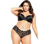 City Chic Women's Bra-Sexy Glam T-Shirt, Black, 38C