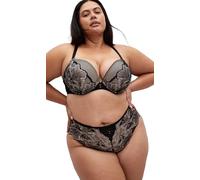 City Chic Women's Christa Cheeky Black Panty Base Layer Underwear, 22-24 Plus