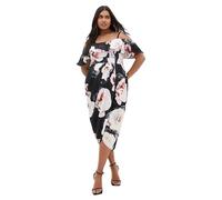 City Chic Women's Cocktail Dress-Love Me Do Casual, Austin Floral, 18/Plus