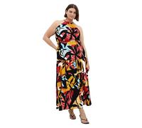 City Chic Women's Dress-Island Getaway Maxi Casual, Tropical Oasis, 16 Plus