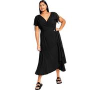 City Chic Women's Imogen Dress, Black, 24 Plus