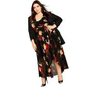 City Chic Women's Julissa Print Maxi Dress, Bliss Floral, 20 Plus