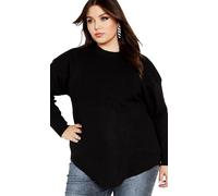 City Chic Women's Madison Sweater Jumper, Black, 20
