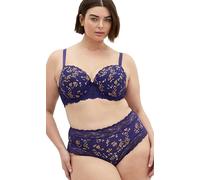 City Chic Women's Panty-Hailey Print Cheeky Hipster, Sapphire Floral, 18-20 Plus