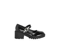 City Chic Women's Platform-Wide Fit Luna Pump, Black, 8 UK