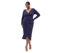 City Chic Women's Plus Size Marissa Dress, Navy, 12