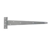 City Deco Centre 121 MEDIUM TEE HINGE (PAIR) For Heavier Duty use on Sheds and Garden Gates (15"/375mm, BZP)