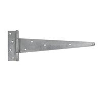 City Deco Centre 121 MEDIUM TEE HINGE (PAIR) For Heavier Duty use on Sheds and Garden Gates (15"/375mm, GALV)