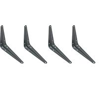 City Deco Centre Shelf Brackets London Style, Pack of 20 (228mmx 177mm 9"x7", Grey)