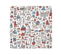 City Elements Camera Wrap Cloth, Squares Magic Self-Adhesive Cloth for Lens Camera Anti-Scratch Lens Protector Makeup Wrap Cloth Bag 17.7" x 17.7"