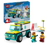 City Emergency Ambulance and Snowboarder Set 60403