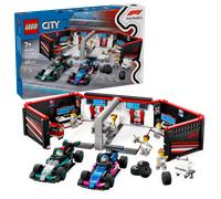 LEGO® City F1® Garage & Mercedes-AMG & Alpine Cars Toy Playset 60444