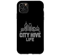 City Hive Life Urban Beekeeper Rooftop Apiary Art Case for iPhone 11 Pro Max