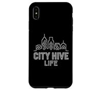 City Hive Life Urban Beekeeper Rooftop Apiary Art Case for iPhone XS Max