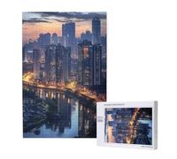 City Jigsaw Puzzles for Adults 1000 Landscape Large Jigsaw Puzzles for Adults, Funny/Difficult/Impossible/Challenging Decompression Games, As a Birthday for Women and Men 2T-1798