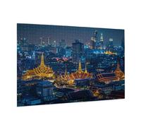City Jigsaw Puzzles for Adults 300 Jigsaw Puzzle Night View Pattern Design with Gift Box Packaging for Gifts for Women, Beginner Challenging Family Activity for Home Wall Bedroom Decor 40x28 CM -1194y