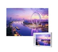 City Jigsaw Puzzles for Adults 3000 Landscape Puzzles for Adults Wooden, Funny/Difficult/Impossible/Challenging Decompression Games, As a Birthday for Women and Men ML-1106