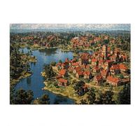 City Jigsaw Puzzles for Adults 5000, 5000 piece Jigsaw Puzzles for Adults, Challenging Wooden Jigsaws Puzzle for The Whole for Women, Puzzle for Home Wall Decor, Gifts for Women, Theme: Landscape H-20