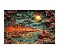 City Jigsaw Puzzles for Adults 5000, 5000 piece Jigsaw Puzzles for Adults, Challenging Wooden Jigsaws Puzzle for The Whole for Women, Puzzle for Home Wall Decor, Gifts for Women, Theme: Landscape Z-50
