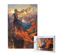 City Jigsaw Puzzles for Adults 5000, Woman Large Wooden Puzzles for Adults, Funny/Difficult/Impossible/Challenging Decompression Games, As a Birthday for Women and Men 2T-1411
