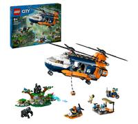 Lego City Jungle Explorer Helicopter At Base Camp