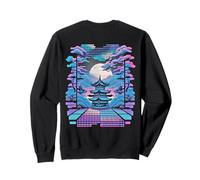 City Landscape Vaporwave Japan Backprint Streetwear Art Sweatshirt