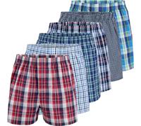 City Life Boxer 6 Shorts, Multicolour (Classic Multicolour 1), Medium, Pack of 6