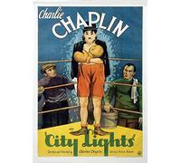 City Lights #1 Charlie Chaplin Poster/Print/Picture Satin Photo Paper - A3-297mm x 420mm