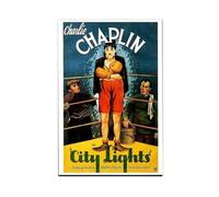 City Lights 1931 Movie Canvas Poster Bedroom Decor Landscape Office Room Decor Gift 16x24inch(40x60cm)