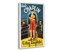 City Lights 1931 Movie Canvas Poster Wall Art Decor Print Picture Paintings for Living Room Bedroom Decoration 16x24inch(40x60cm)