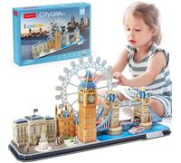 CITY LINE 3D London Puzzle LONDRA LONDON 107 Pcs Original Box CubicFun