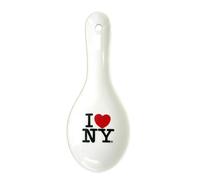 City Merchandise I Love New York Souvenir White Silicone Spoon Rest