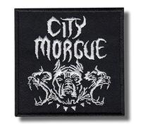 City Morgue Patch Badge Embroidered Iron on Applique