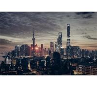 City Night View Jigsaw Puzzles for Adults 1500 Pieces Educational Toys Challenging Game 1500 Piece Puzzles for Adults for The Whole for Women Gifts for Men