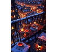 City Nightscape 70 Piece Jigsaw Puzzles for Adults, Challenging and Brainteasing, Difficult Puzzles, Puzzle 70 Pieces