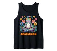 City of Amsterdam Whimsical Frog Tank Top