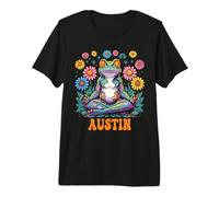 City of Austin Whimsical Frog Premium T-Shirt