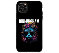 City of Birmingham Cat Wearing Sunglasses and Flowers Design Case for iPhone 11 Pro Max