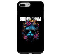 City of Birmingham Cat Wearing Sunglasses and Flowers Design Case for iPhone 7 Plus/8 Plus