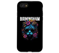 City of Birmingham Cat Wearing Sunglasses and Flowers Design Case for iPhone SE (2020) / 7/8